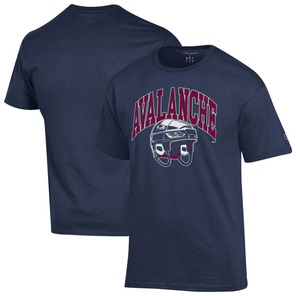 Colorado Avalanche Champion Helmet T-Shirt - Navy | NHL online