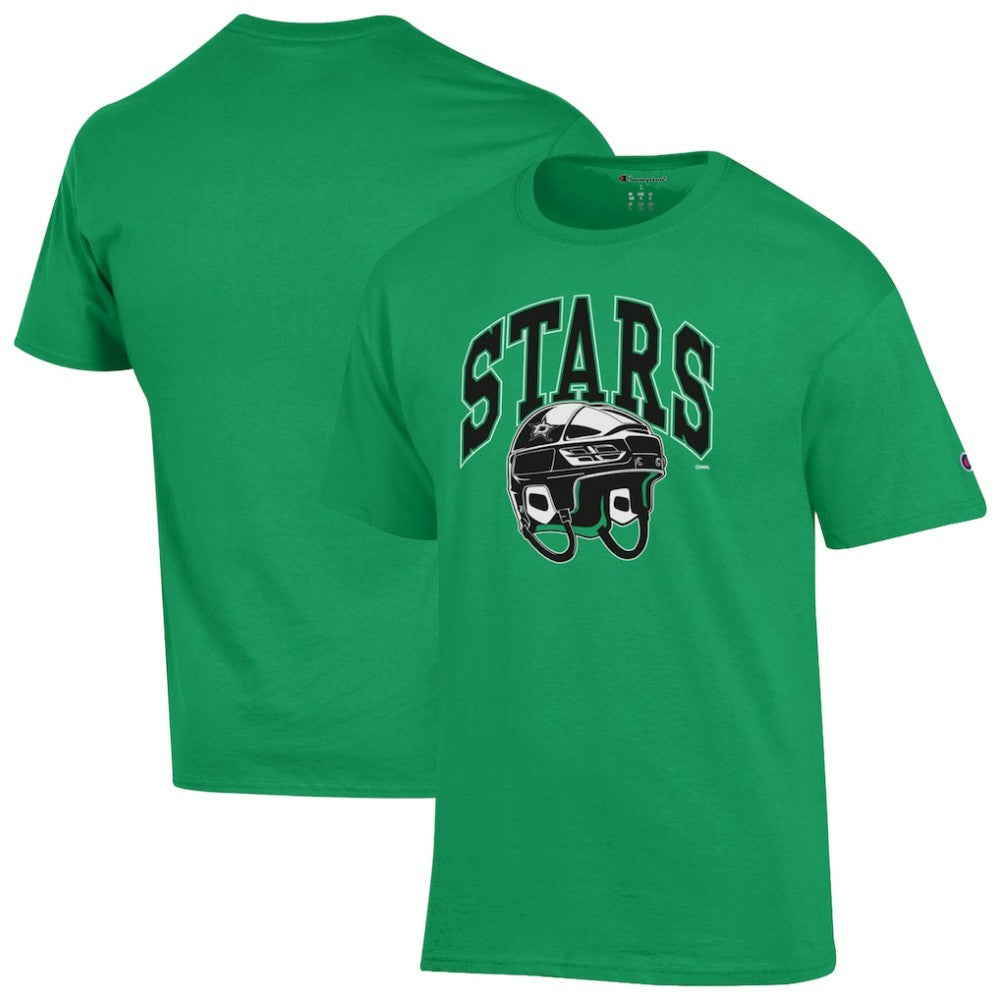 Dallas Stars Champion Helmet T-Shirt - Kelly Green | NHL online