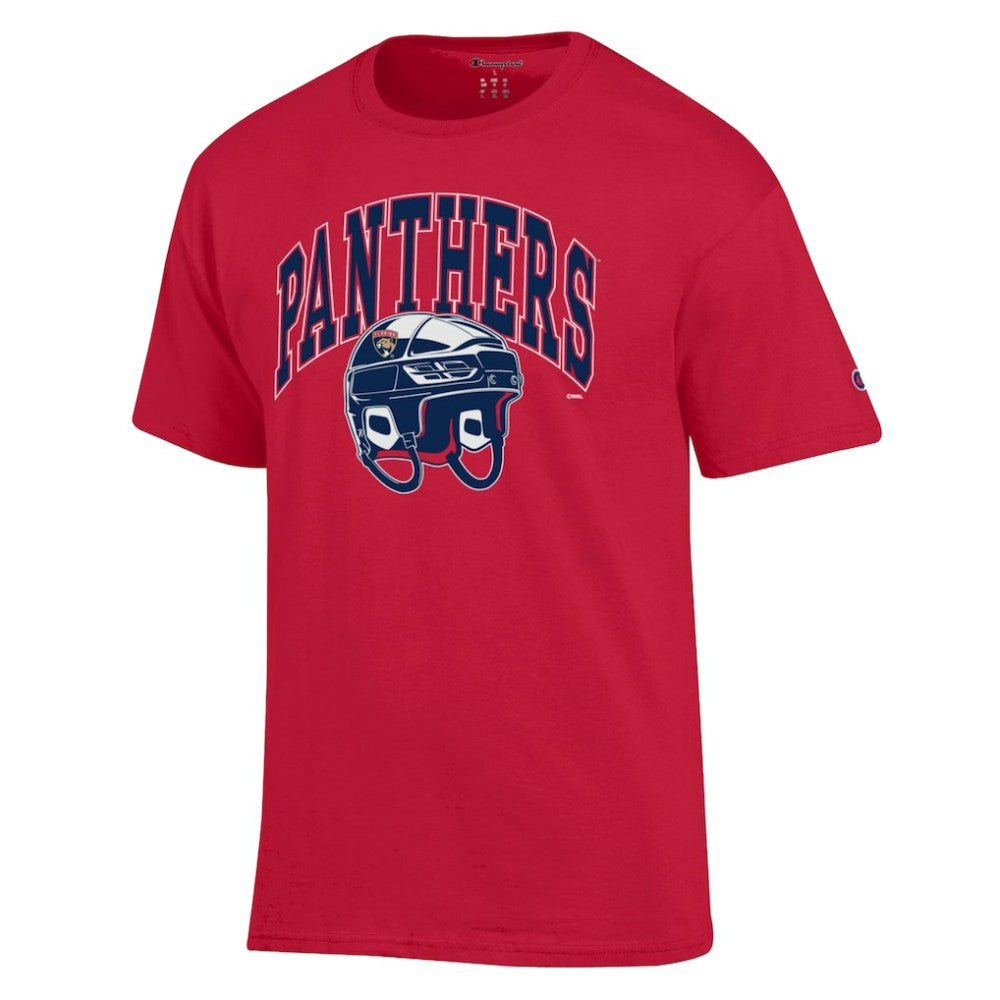 Florida Panthers Champion Helmet T-Shirt - Red | NHL online