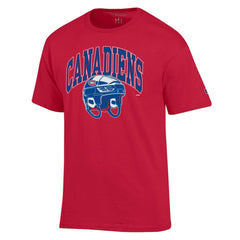 Montreal Canadiens Champion Helmet T-Shirt - Red | NHL Lifestyle