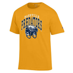 Nashville Predators Champion Helmet T-Shirt - Gold | NHL on sale