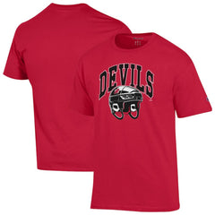 New Jersey Devils Champion Helmet T-Shirt - Red | NHL Lifestyle