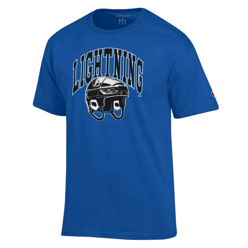 Tampa Bay Lightning Champion Helmet T-Shirt - Royal | NHL sale