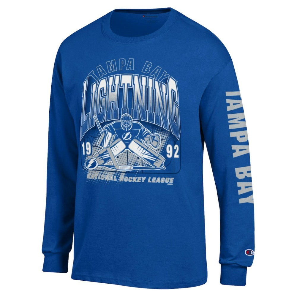 Tampa Bay Lightning Champion Long Sleeve Jersey T-Shirt - Royal | NHL sale