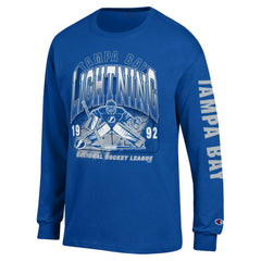 Tampa Bay Lightning Champion Long Sleeve Jersey T-Shirt - Royal | NHL sale
