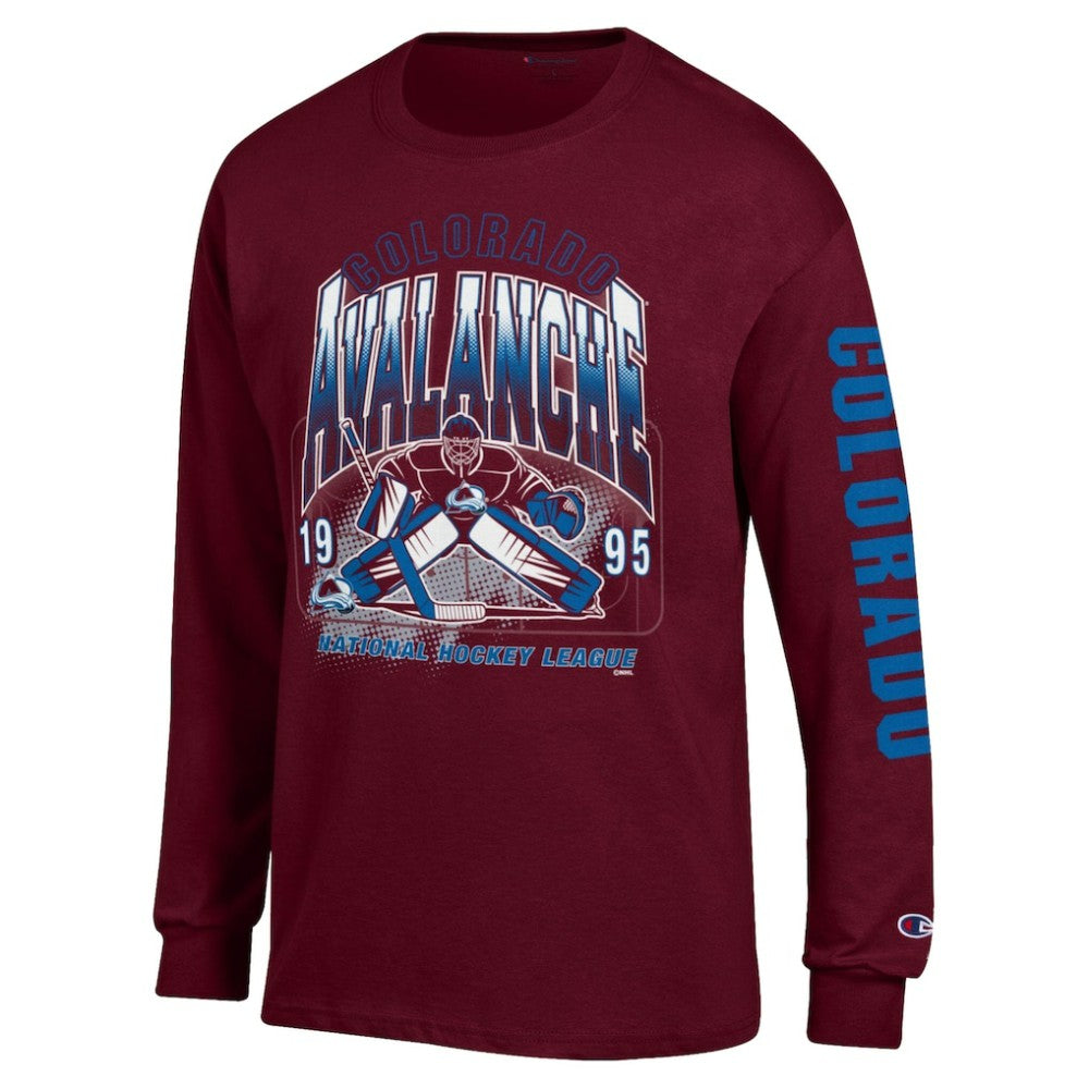 Colorado Avalanche Champion Long Sleeve Jersey T-Shirt - Burgundy | NHL sale