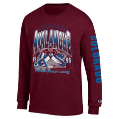 Colorado Avalanche Champion Long Sleeve Jersey T-Shirt - Burgundy | NHL sale