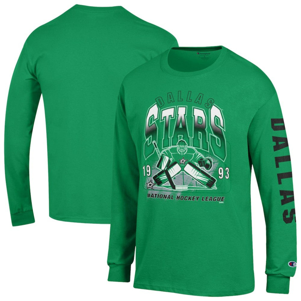 Dallas Stars Champion Long Sleeve Jersey T-Shirt - Kelly Green | NHL near me