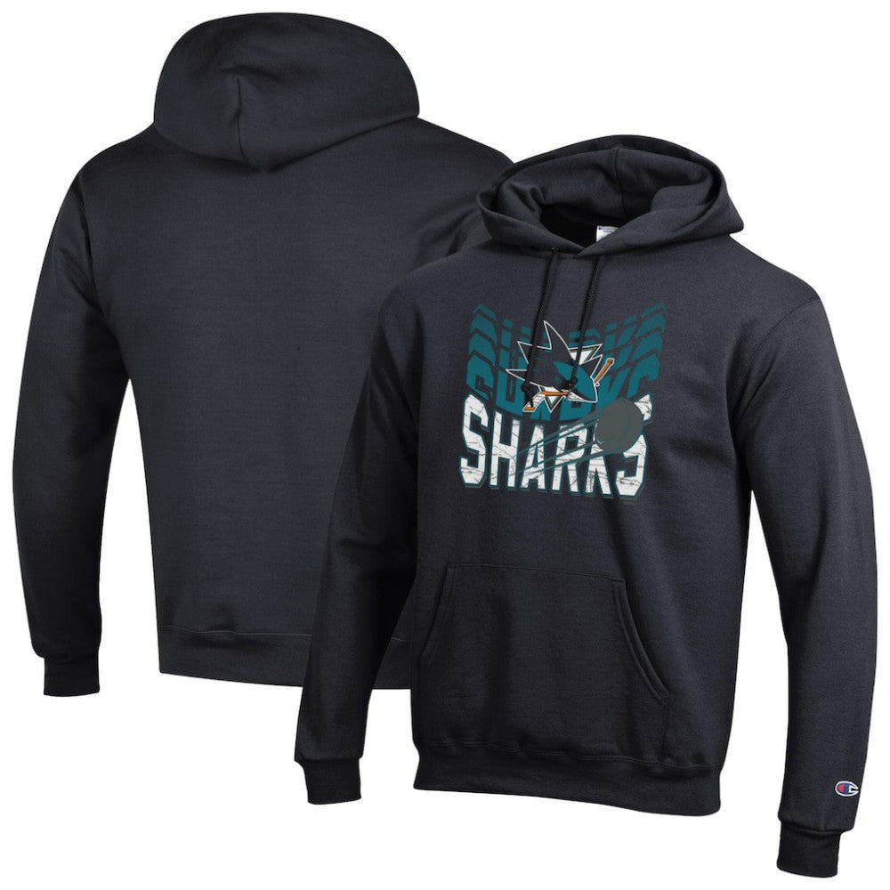 San Jose Sharks Champion Powerblend Hoodie - Black | NHL near me