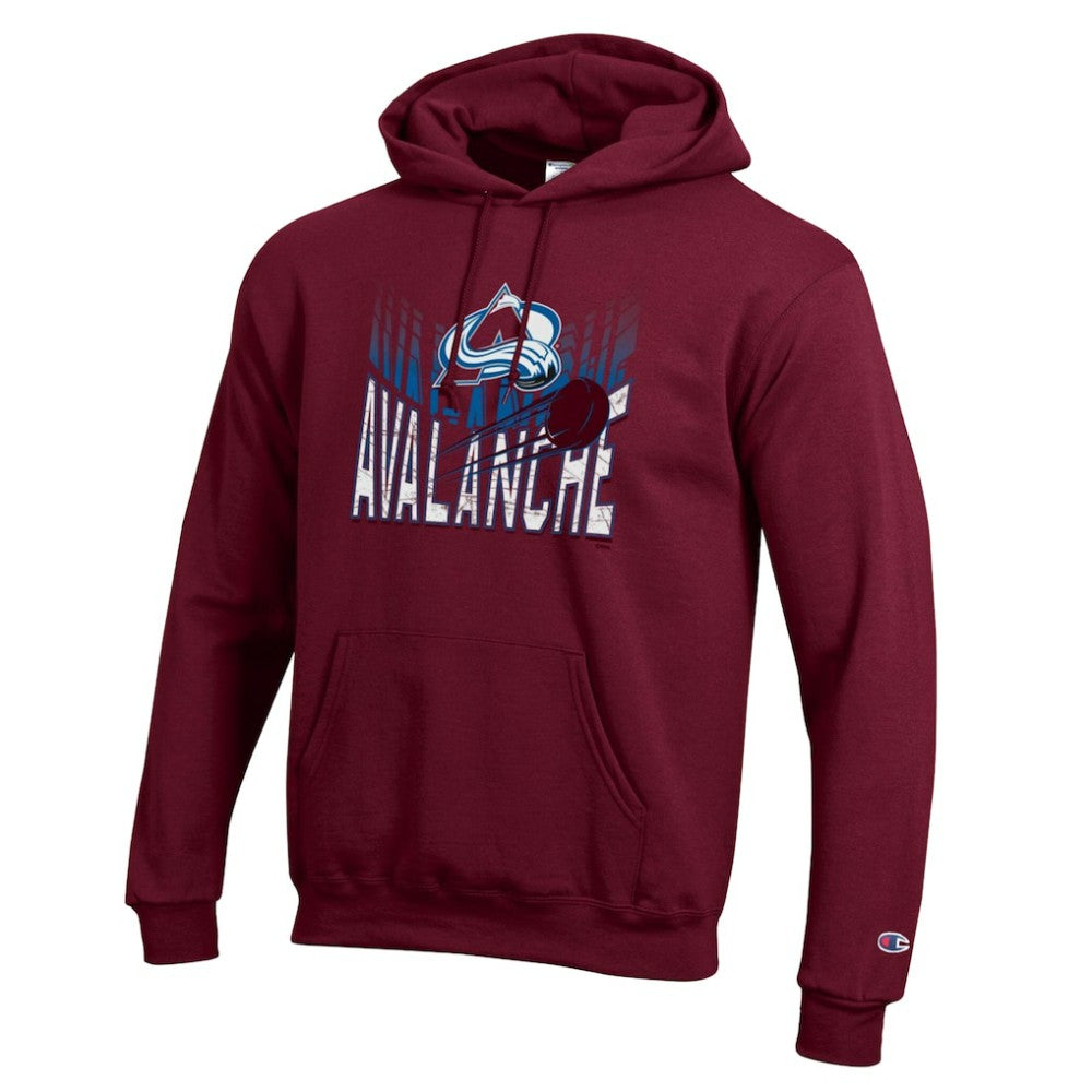 Colorado Avalanche Champion Powerblend Hoodie - Burgundy | NHL Lifestyle