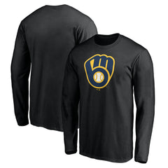 Milwaukee Brewers Team Logo Long Sleeve T-Shirt Sale