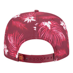 Washington Commanders New Era Palm Print A-Frame 9FIFTY Snapback Hat - Burgundy - NFL