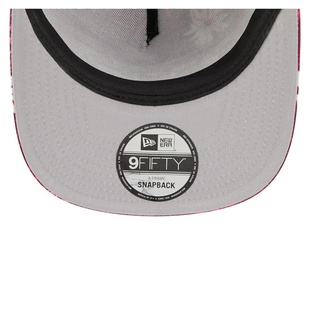 Washington Commanders New Era Palm Print A-Frame 9FIFTY Snapback Hat - Burgundy - NFL