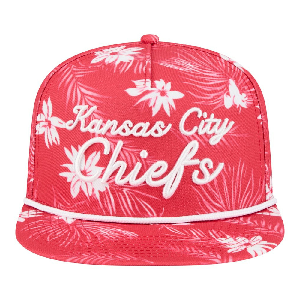 Kansas City Chiefs New Era Palm Print A-Frame 9FIFTY Snapback Hat - Red - NFL