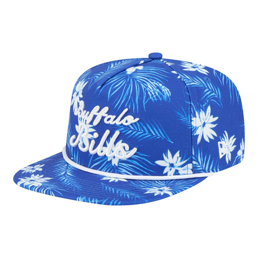Buffalo Bills New Era Palm Print A-Frame 9FIFTY Snapback Hat - Royal - NFL
