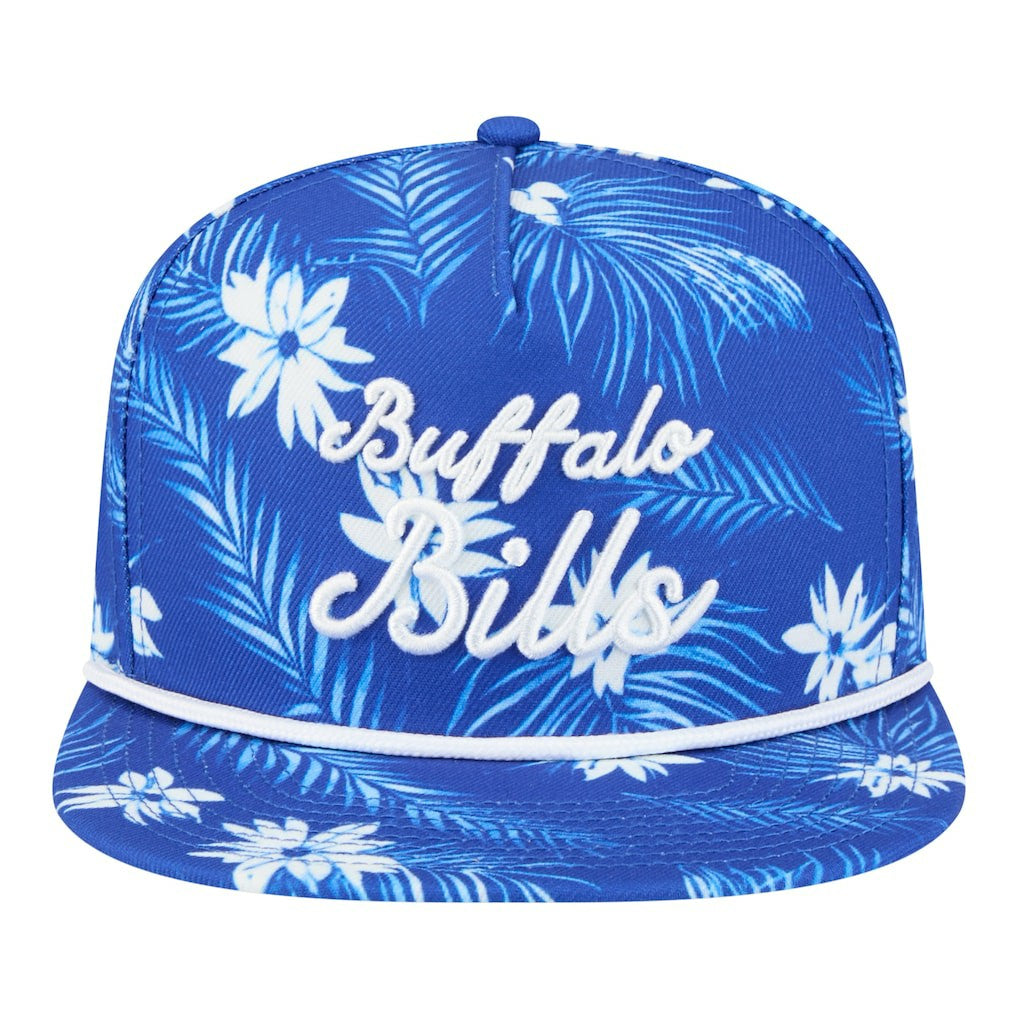 Buffalo Bills New Era Palm Print A-Frame 9FIFTY Snapback Hat - Royal - NFL