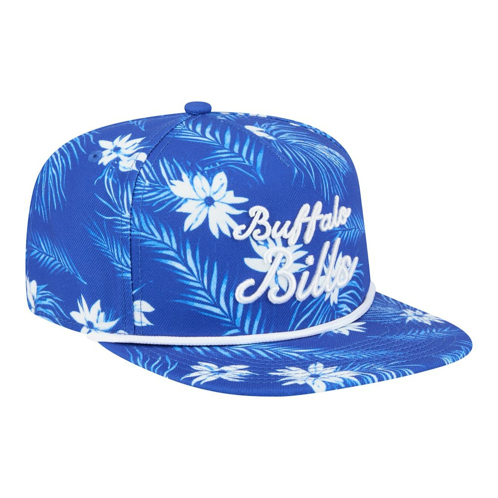Buffalo Bills New Era Palm Print A-Frame 9FIFTY Snapback Hat - Royal - NFL