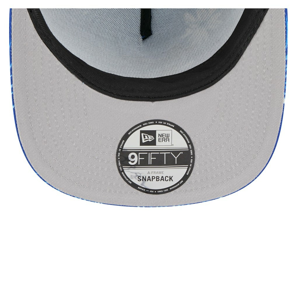 Buffalo Bills New Era Palm Print A-Frame 9FIFTY Snapback Hat - Royal - NFL