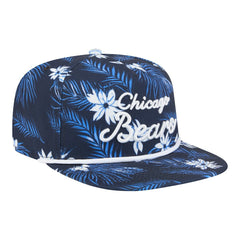 Chicago Bears New Era Palm Print A-Frame 9FIFTY Snapback Hat - Navy - NFL