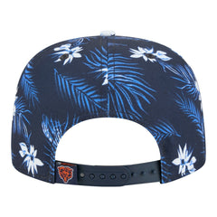 Chicago Bears New Era Palm Print A-Frame 9FIFTY Snapback Hat - Navy - NFL