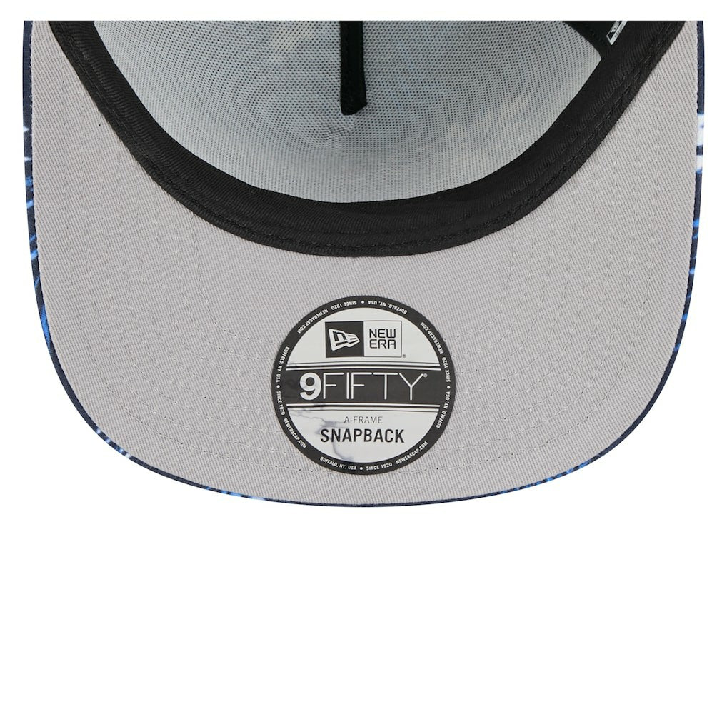 Chicago Bears New Era Palm Print A-Frame 9FIFTY Snapback Hat - Navy - NFL
