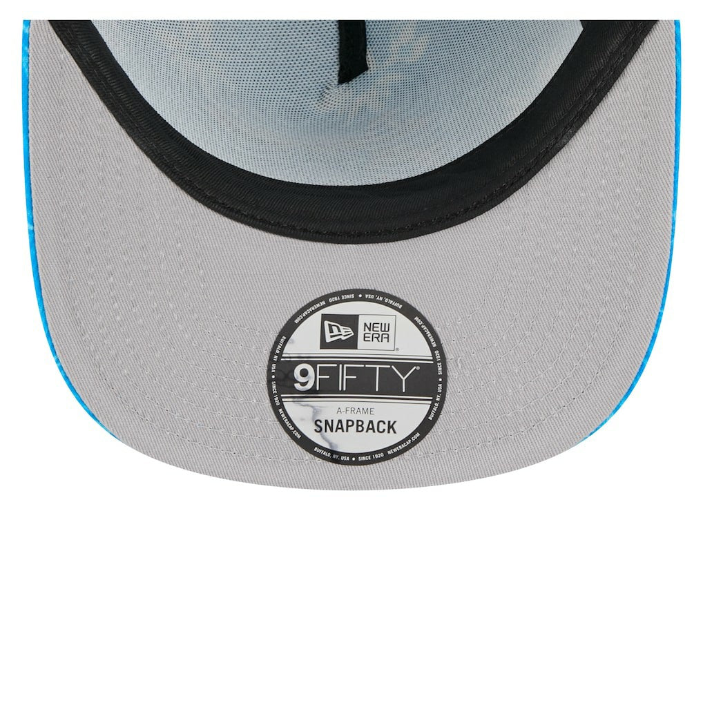 Detroit Lions New Era Palm Print A-Frame 9FIFTY Snapback Hat - Blue - NFL