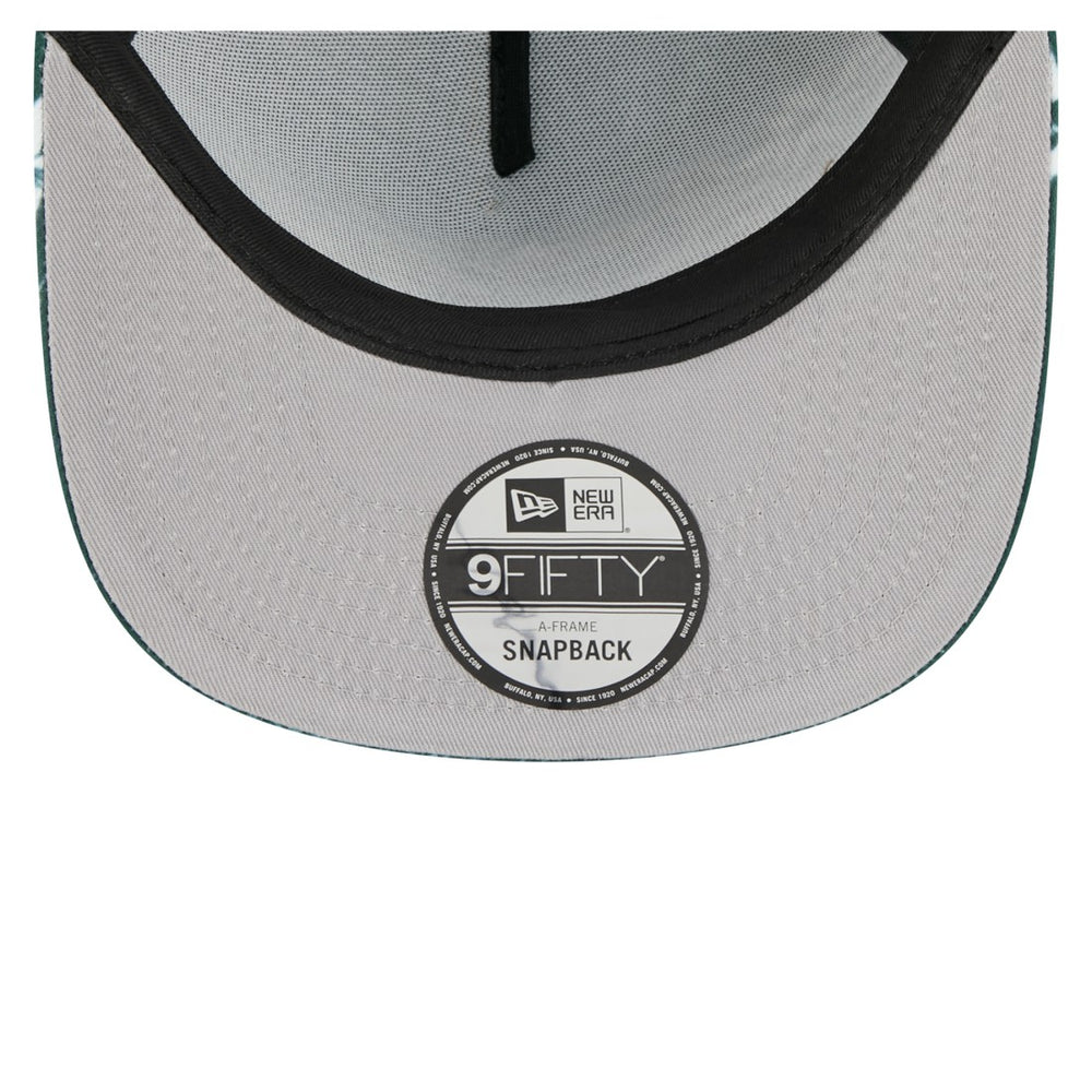 Green Bay Packers New Era Palm Print A-Frame 9FIFTY Snapback Hat - Green - NFL