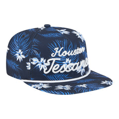 Houston Texans New Era Palm Print A-Frame 9FIFTY Snapback Hat - Navy - NFL