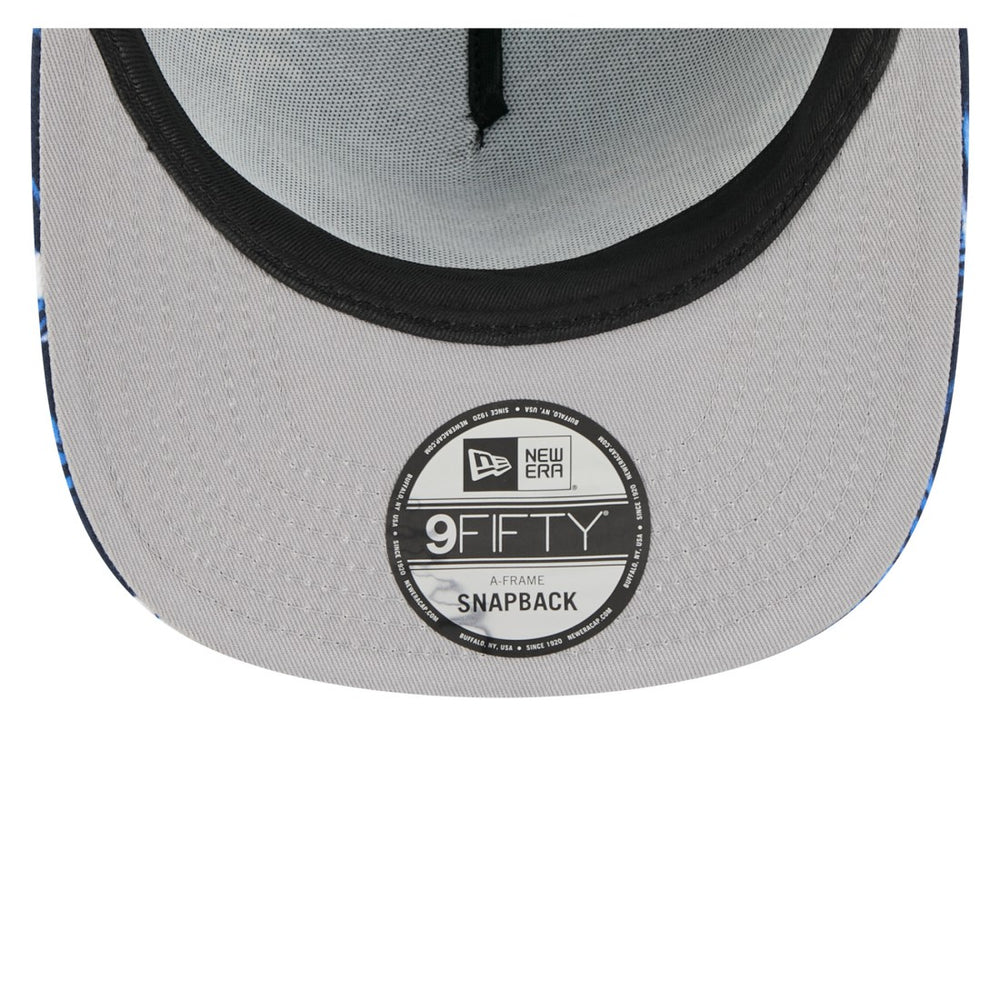 Houston Texans New Era Palm Print A-Frame 9FIFTY Snapback Hat - Navy - NFL