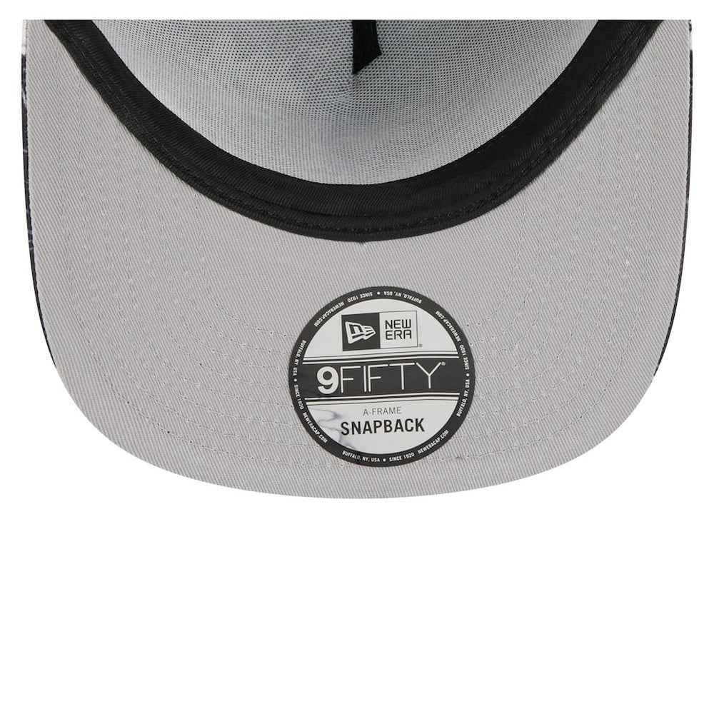 Las Vegas Raiders New Era Palm Print A-Frame 9FIFTY Snapback Hat - Black - NFL