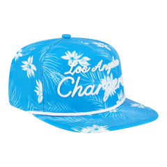 Los Angeles Chargers New Era Palm Print A-Frame 9FIFTY Snapback Hat - Powder Blue - NFL