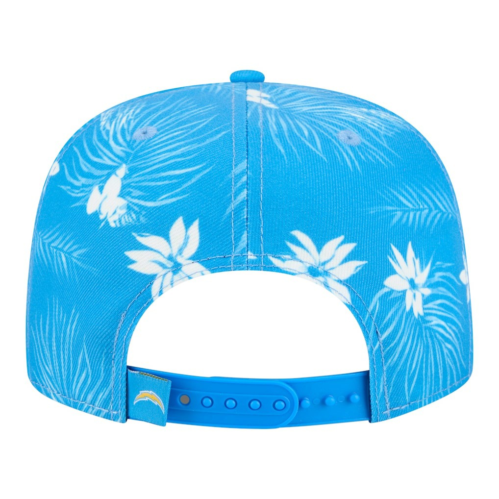 Los Angeles Chargers New Era Palm Print A-Frame 9FIFTY Snapback Hat - Powder Blue - NFL