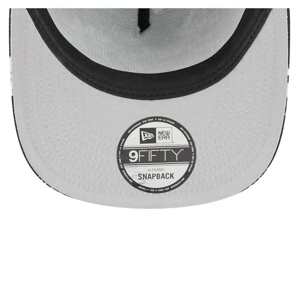Pittsburgh Steelers New Era Palm Print A-Frame 9FIFTY Snapback Hat - Black - NFL