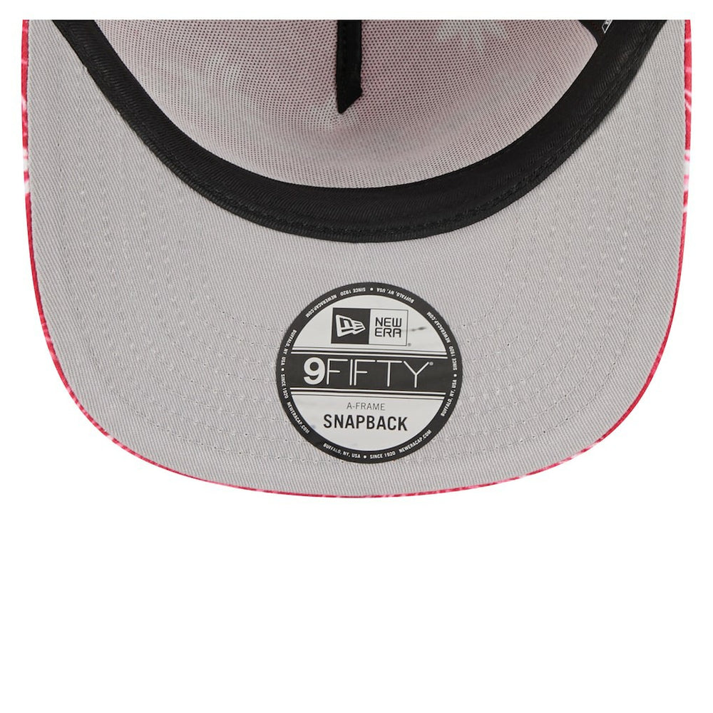 San Francisco 49ers New Era Palm Print A-Frame 9FIFTY Snapback Hat - Scarlet - NFL