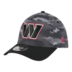 Washington Commanders New Era Camo A-Frame 39THIRTY Flex Hat - Black - NFL