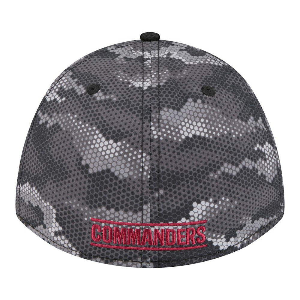 Washington Commanders New Era Camo A-Frame 39THIRTY Flex Hat - Black - NFL