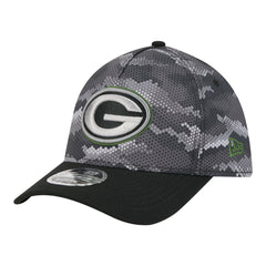 Green Bay Packers New Era Camo A-Frame 39THIRTY Flex Hat - Black - NFL