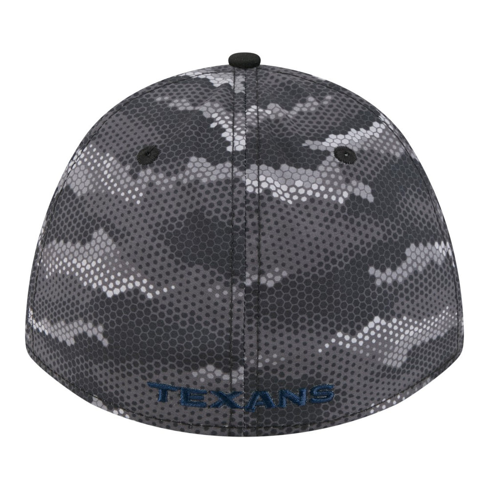 Houston Texans New Era Camo A-Frame 39THIRTY Flex Hat - Black - NFL
