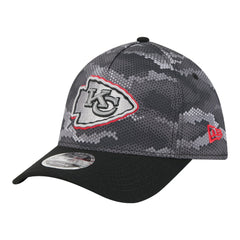 Kansas City Chiefs New Era Camo A-Frame 39THIRTY Flex Hat - Black - NFL