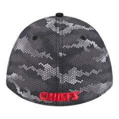 Kansas City Chiefs New Era Camo A-Frame 39THIRTY Flex Hat - Black - NFL
