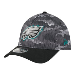 Philadelphia Eagles New Era Camo A-Frame 39THIRTY Flex Hat - Black - NFL