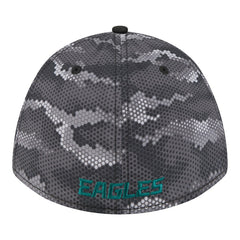Philadelphia Eagles New Era Camo A-Frame 39THIRTY Flex Hat - Black - NFL