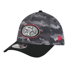 San Francisco 49ers New Era Camo A-Frame 39THIRTY Flex Hat - Black - NFL