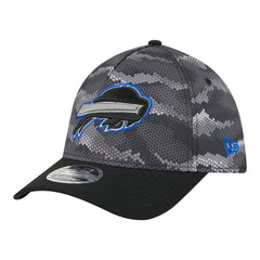 Buffalo Bills New Era Camo A-Frame 39THIRTY Flex Hat - Black - NFL
