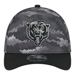 Chicago Bears New Era Camo A-Frame 39THIRTY Flex Hat - Black - NFL