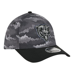 Chicago Bears New Era Camo A-Frame 39THIRTY Flex Hat - Black - NFL
