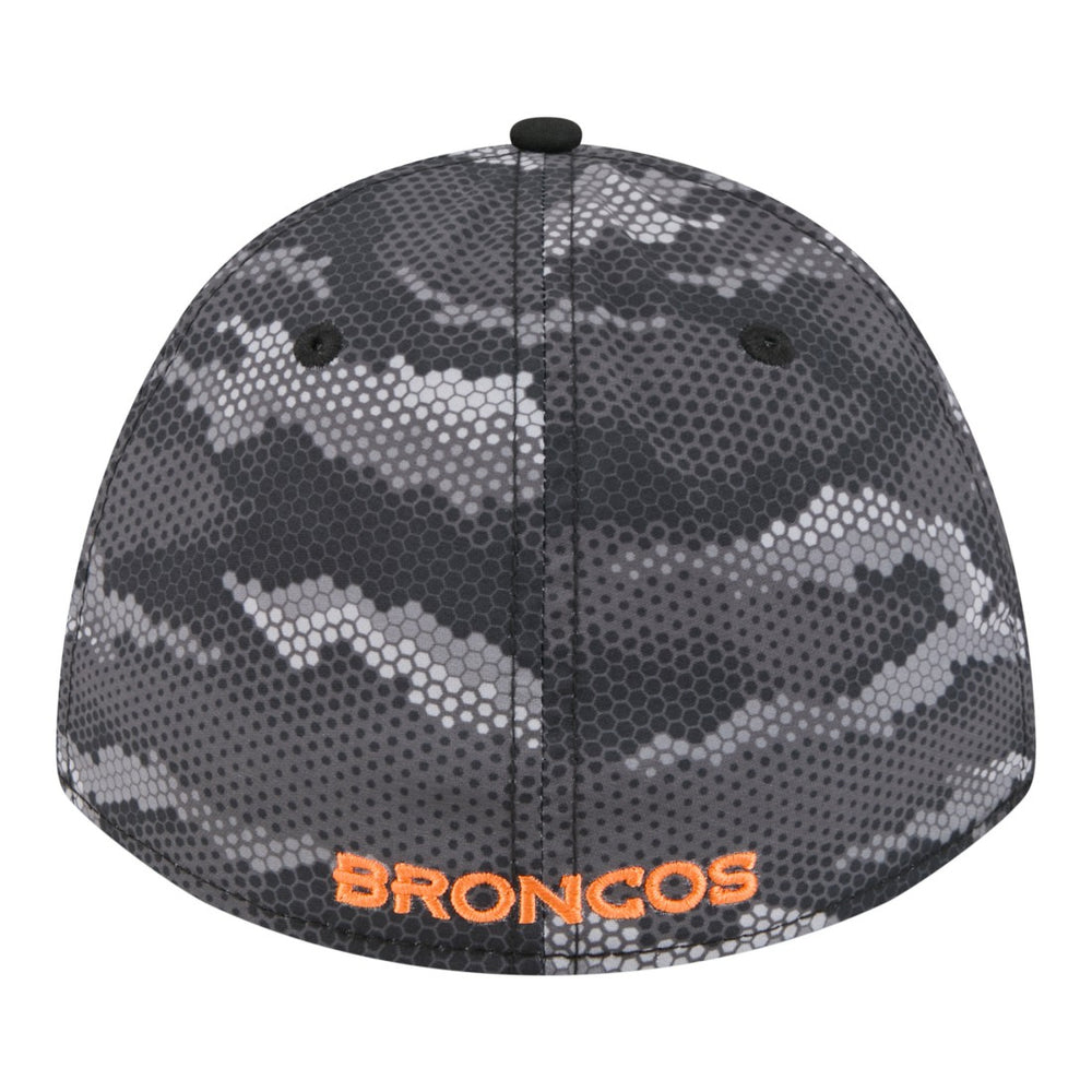 Denver Broncos New Era Camo A-Frame 39THIRTY Flex Hat - Black - NFL