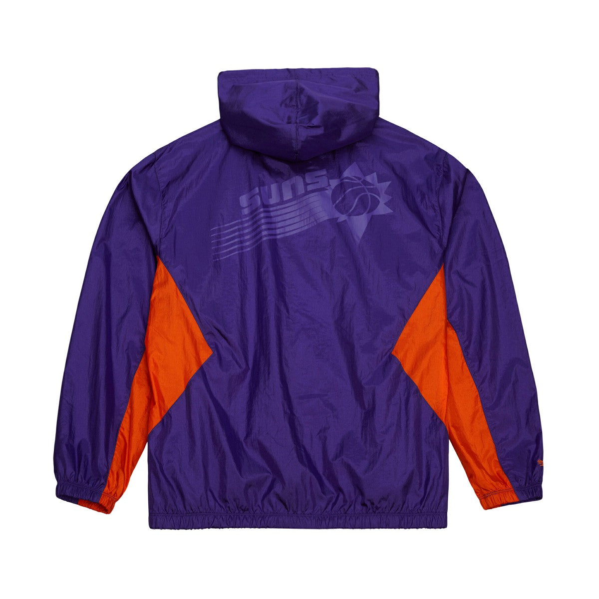 Mitchell & Ness Phoenix Suns Playmaker Full-Zip Hooded Windbreaker Jacket Purple