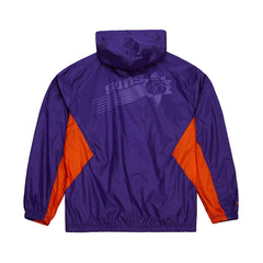 Mitchell & Ness Phoenix Suns Playmaker Full-Zip Hooded Windbreaker Jacket Purple
