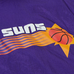 Mitchell & Ness Phoenix Suns Playmaker Full-Zip Hooded Windbreaker Jacket Purple